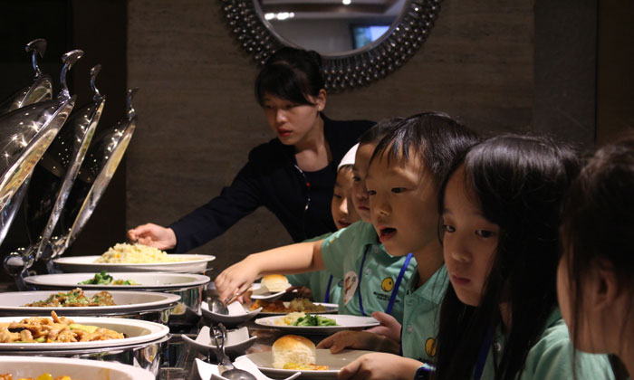 美味的自助餐