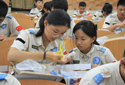 三沙中学生夏令营锻炼孩子的斗志