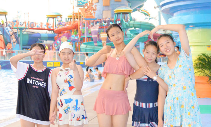 水上乐园合照